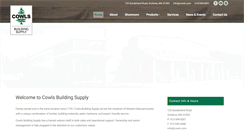 Desktop Screenshot of cowlsbuildingsupply.com